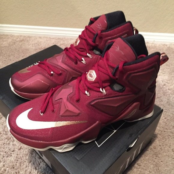 NIKE 807219-690 LEBRON XIII 13 Men\'s Shoes Team Red Bronze Black SIZE 7 main image 6